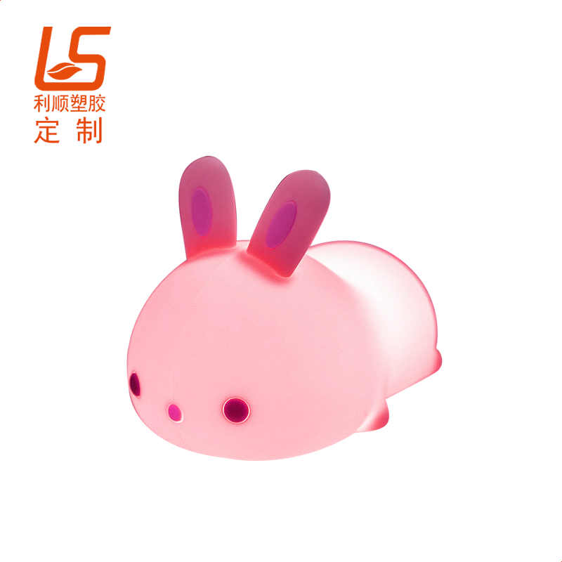 定制硅膠LED小夜燈 可充電LED發(fā)光硅膠公仔